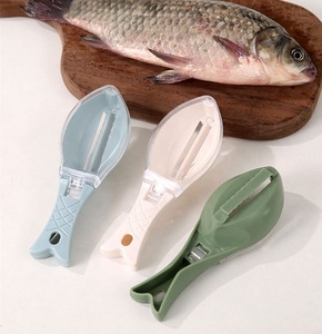 Cá sạch quy mô bàn chải đa chức năng lưu trữ loại cá Quy mô Remover scraper dụng cụ nhà bếp - Product Image 3