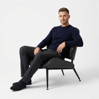 Fauteuil d'appoint peu encombrant, empilable et réglable en tissu, pour coin salon, coin café, style moderne, confortable, pour usage commercial, maison ou bureau