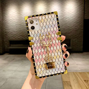 Custodia per telefono geometrica glitterata di lusso per <span class=keywords><strong>Xiaomi</strong></span> Mi 10T lite Redmi 7 7A 8A 9A <span class=keywords><strong>9C</strong></span> Note 7 8 8T 9 Pro 9S Christmas Deer <span class=keywords><strong>Cover</strong></span> - Product Image 3