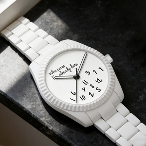 Montre à quartz pour homme, montre à quartz 3D, montre de sport décontractée pour homme, montre à quartz légère en plastique étanche - Product Image 6