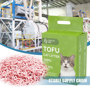 Lettiera per Gatti in Tofu Naturale Agglomerante e Biodegradabile, Senza Polvere, da Produttori con 30 Anni di Esperienza OEM - Product Image 1