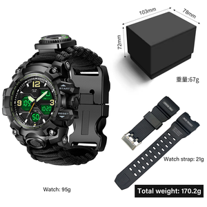DFS10 Camuflaje verde Vert Verde Negro Desierto Multi colores 30ATM Relojes tácticos a prueba de agua Resistente Durable Rescate Hombres Herramientas - Product Image 3