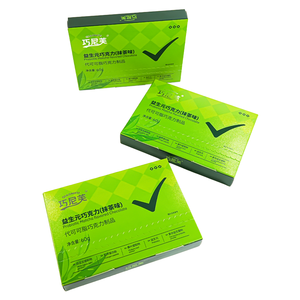Chocolate con Sabor a Matcha Probiótico Qiaonimei, Caja de 60g, Bajo en Azúcar, Apoyo para la Salud Intestinal - Product Image 2