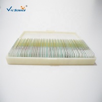 Glass Microbial Fungus Observation Microscope Teaching Specimen Slides Set