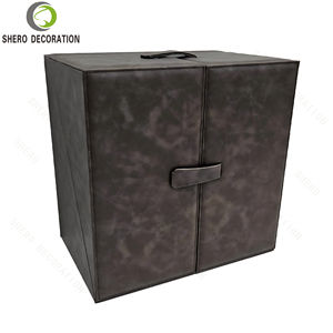 Boîte à bijoux de luxe en PU, coffret cadeau, étui pour bracelet, collier, rangement de bijoux, boîte à boucles d'oreilles, étui à bijoux en velours - Product Image 3