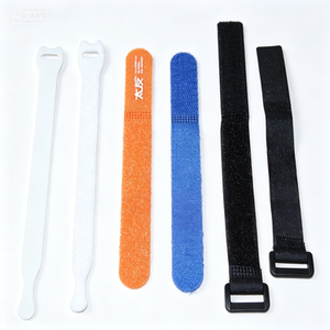 Factory Direct Eco-friendly Elastic Loop Tape Non-scratch Elastic Hook Loop <b>Strong</b> <b>Adhesive</b> for Bags (Polyester/Nylon Material) - Product Image 3