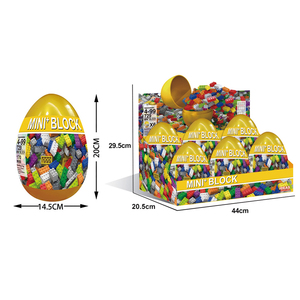 Hanye educational DIY brick game creative egg packing 170pcs baby toys plastic building blocks compatible - Product Image 3