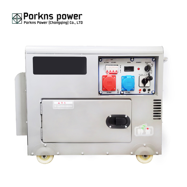 Porkns Power 5Kva 10Kw 15Kw 30Kw Three-Phase Permanent Magnet Potable Silent Diesel Generator Price