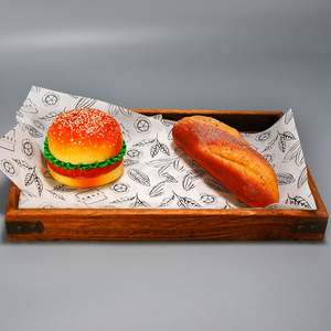 Custom Printing Pattern LOGO Color Seven Grade Greaseproof <b>Paper</b> <b>Food</b> Grade Hamburger <b>Wrapping</b> <b>Paper</b> Sandwich - Product Image 6