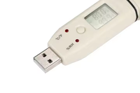 GM1365 Digital USB Flash Disk Pen Termómetro Registrador de temperatura y humedad con 1 año de garantía