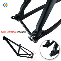 Prix usine version à dégagement rapide cadre en fibre de carbone VTT cadre de vélo de montagne 27.5 carbone