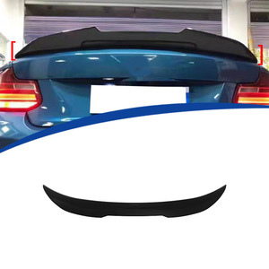 Bmw F22 Rear Spoiler Glossy <b>Black</b> Carbon Texture Ducktail Trunk <b>Wing</b> For 2 Series 2014 2019 - Product Image 1