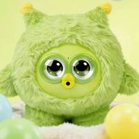 Pendentif Robot IA Intelligent Boîte Mystère, Jouet en Peluche Mignon en Coton PP, Cadeau Idéal avec des Yeux Adorables