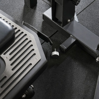 Support de musculation réglable avec système de réglage de la hauteur par levier, personnalisable avec logo, pour athlètes professionnels