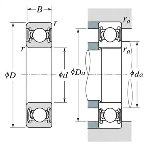 Roulements à billes compacts à construction robuste pour machines CNC et systèmes mécaniques - Product Image 3