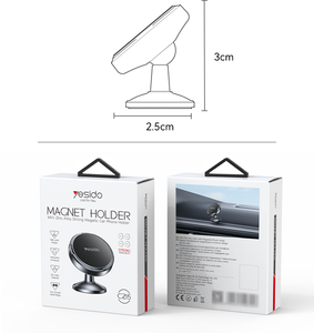 Yesido C215 360 Rotation en alliage de Zinc forte Force magnétique Mini pâte support de téléphone à aspiration magnétique - Product Image 6