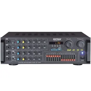 Amplificador de áudio estéreo dj, novidade de 2022, mixer de som e karaoke, áudio estéreo