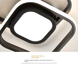 Jacksun Hiện Đại LED Đen Vuông Sắt Trần Ánh Sáng Lịch Thi Đấu Tricolor Mờ Nhỏ Hành Lang Hành Lang Nhà Bếp Chiếu Sáng AC100-265V - Product Image 6