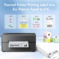 Imprimante thermique de codes-barres Marklife haute vitesse 110 mm, interface USB, résolution 203 dpi, certifiée FCC pour les étiquettes d'expédition logistique