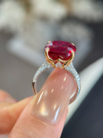 Bague de Fiançailles et de Mariage Classique à 4 Griffes pour Femme, Creuse, en Or 14K, avec Diamant de Laboratoire Taille Princesse – Cadeau Idéal