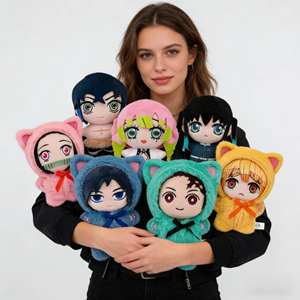 สินค้ามาใหม่ ฟิกเกอร์สะสมลิขสิทธิ์แท้จากอนิเมะดาบพิฆาตอสูร ชุดปาร์ตี้สวรรค์ของแมว กล่องสุ่ม ของตกแต่ง ของขวัญสำหรับแฟนอนิเมะ - Product Image 1