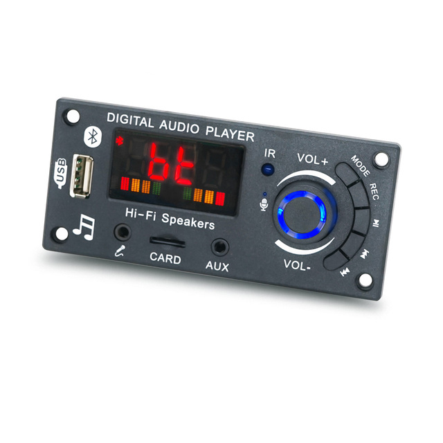 100W Power Amplifier Board Wireless Calling Usb Kit MP3 Player Module Microphone Recording
