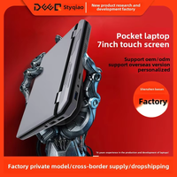 Harga Pabrik Laptop Mini Saku Intel 7 Inci BARU Layar Sentuh IPS Laptop Bisnis Portabel Panel OLED Multi-Skenario Bahasa Inggris