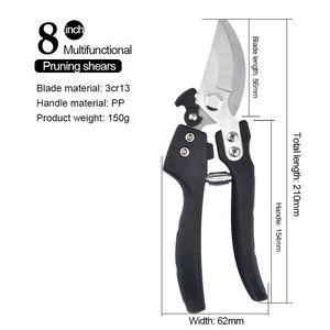 Pinheng Pruning Shears Stainless Steel 3.3cm Bypass For Fruit Trees Manual Garden <b>Tool</b> - Product Image 4