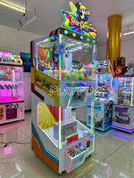 Nouvelle machine à jeu commerciale Star Carnival Crown Double Gift Machine, à monnayeur, avec grue à pinces pour jouets à prix et jeu de défi de 7 secondes