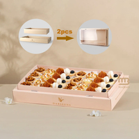 Boîte à emporter personnalisée en carton kraft pour plats à emporter, plateaux brunch, emballages alimentaires petit-déjeuner, boîtes à lunch avec couvercle