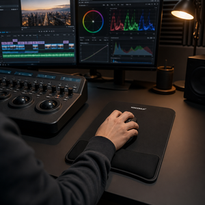 Auf Lager: Memory-Schaum Handgelenkauflage Mauspad mit Gel-Unterstützung, Ergonomisches Mauspad für Home Office, Gaming, Schreibtisch, Call Center, Tippen - Product Image 3