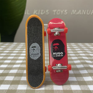Mini planches à roulettes pour doigts en plastique, designs personnalisés, professionnels, roues, camions, sports, Tech Deck, fingerboard, petites planches à roulettes, jouets - Product Image 2