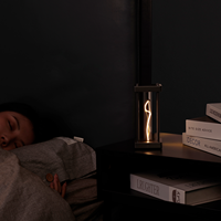 Lampe de nuit carrée en acrylique avec logo personnalisé, lampe de bureau LED USB, lampe photo personnalisée pour la décoration de la chambre à coucher