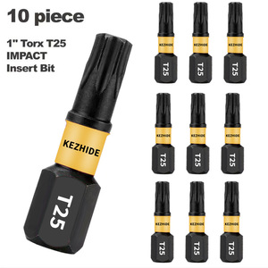 Kezhide Torx Impact Insert Bit 1 In T25 20 Piece Set S2 Steel Auto Repair Tool - Product Image 2