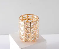 Porte-pinceaux à ongles en acrylique 2024, support avancé pour stylos de nail art, porte-stylos en cristal diamant pour nail art