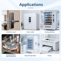 Solénoïde miniature électrique à cadre ouvert DC 5V à cycle de service de 10 %, personnalisé en usine, pour distributeurs automatiques et appareils de divertissement