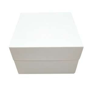 Papier carte personnalisé blanc uni papier d'emballage du désert boîte à gâteaux <span class=keywords><strong>de</strong></span> boulangerie avec fenêtre en plastique - Product Image 6