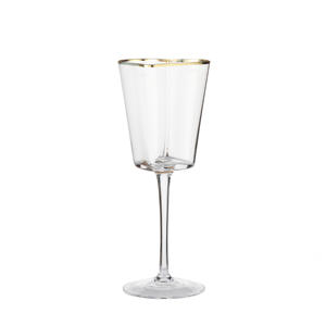 เครื่องแก้วขอบ<span class=keywords><strong>ท</strong></span>องแวววาวระยิบระยับ<span class=keywords><strong>ท</strong></span>ำด้วยมือรูปทรงปากเป่าแก้วสำหรับงานแต่งงานทำมือ - Product Image 2