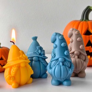 Nuevo Molde de Silicona de Calabaza de Gnomo de Halloween para Velas Aromáticas DIY y Decoración de Yeso, Herramientas de Repostería para Regalos Espeluznantes - Product Image 1