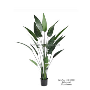 Directo de fábrica Artificial <span class=keywords><strong>Canna</strong></span> Lily Tree Tropical Palm Tree Banana Leaf Plants en maceta para Decoración - Product Image 5