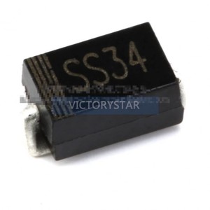 Ss34 Sma Patch Schottky <strong>Diode</strong> <strong>1n5822</strong> Type A 3A 40V 10 pieces - Product Image 1