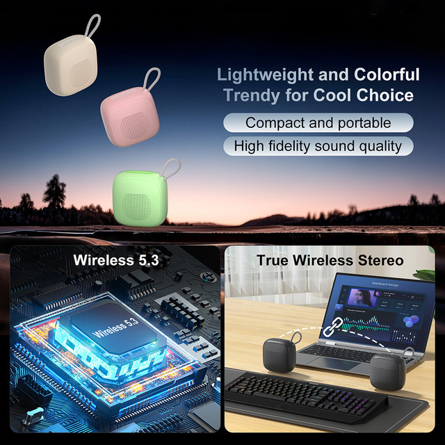 For 5.1 Speaker Plastic Dustproof Full Certification Instruction Manual 16 Countries Macaron Portable Wireless Audio