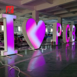 Kexian tùy chỉnh chuyên nghiệp thường vụ thư RGB khổng lồ miễn phí đứng <span class=keywords><strong>LED</strong></span> bảng chữ cái chữ lớn đầy màu sắc lớn <span class=keywords><strong>LED</strong></span> chữ - Product Image 2