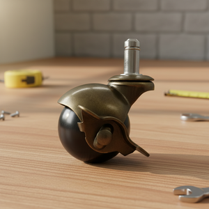 Guangdong 50mm Drehbare PP-Rollen mit Metallhalterungen für Sofa, Schlafzimmer und Wohnzimmermöbel - Product Image 4