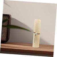 Boîte à thé en écorce de bouleau, emballage cadeau en bois, organisateur, forme ronde beige, finition classique élégante, boîte de rangement, boîte à vin, boîte anti-rayures