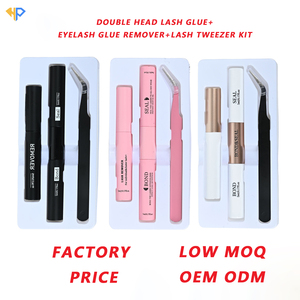 Lot de 10 <span class=keywords><strong>Colle</strong></span> et Scellant DIY pour Cils & Dissolvant, <span class=keywords><strong>Colle</strong></span> pour Extensions de Cils en Grappes, Super Longue Durée, Fixation Forte, Gel Adhésif DIY pour Cils - Product Image 2