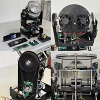 Vente chaude Led Stage Moving Head Light 200W Zoom Wash Blanc chaud/froid Dj Event Party Show Performance Equipment