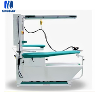 Table de repassage industrielle automatique à aspiration intégrée en acier inoxydable 304, haute efficacité, pour blanchisserie et hôtels, certifiée CE