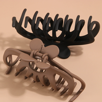 Pinces à cheveux en plastique PS de 12 cm, grandes pinces à cheveux en forme de requin pour femmes, pour chignon