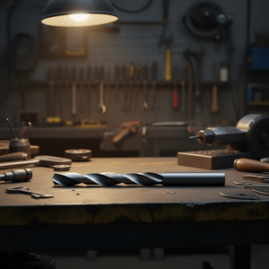 Broca helicoidal cilíndrica Fervi para perforación de metal - Product Image 3